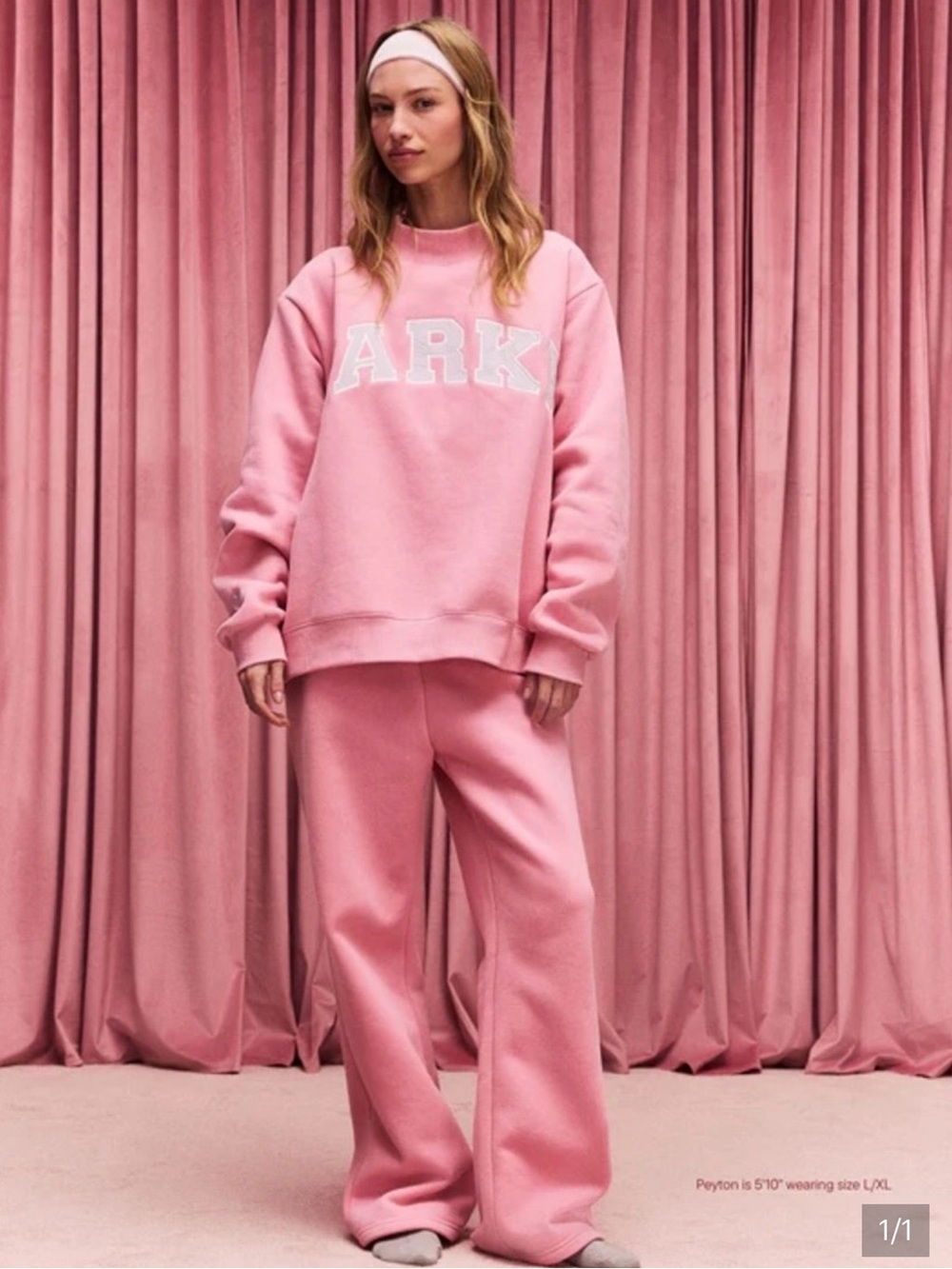 Women's Pink Fleece Sweats - Cozy Elastic Waist Sweatpants